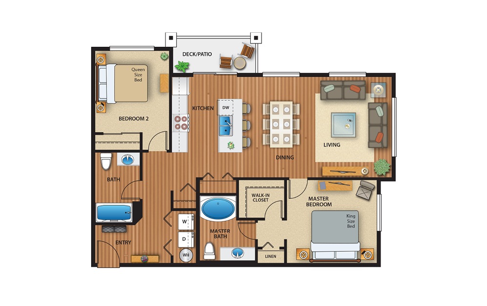 2x2 Flat Available One Two And Three Bedroom Apartments In Eugene OR Evergreen Village At